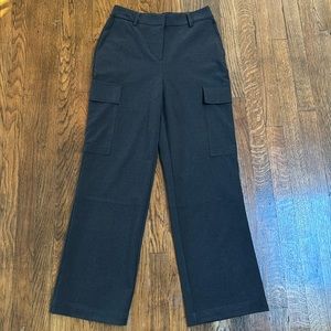 Rachel Zoe Gray Cargo Pocket Dress Pants Size 4 Small Medium